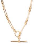 Ladies Jewellery Saint Laurent - T-bar Chain Necklace - Womens - Gold