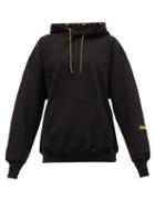 Matchesfashion.com Reebok X Victoria Beckham - Cotton-jersey Hooded Sweatshirt - Womens - Black