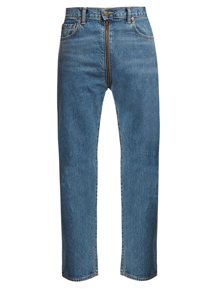 Vetements X Levi's Zip-through Jeans