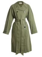 Masscob Double-breasted Cotton Trench Coat