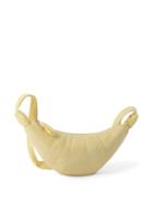 Lemaire - Croissant Small Leather Cross-body Bag - Womens - Light Yellow
