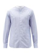 Matchesfashion.com Sbline - Eton Cotton-poplin Shirt - Mens - Indigo