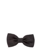 Matchesfashion.com Neil Barrett - Berkley Satin Bow Tie - Mens - Black