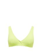 Matchesfashion.com Solid & Striped - The Beverly Ribbed Bikini Top - Womens - Green