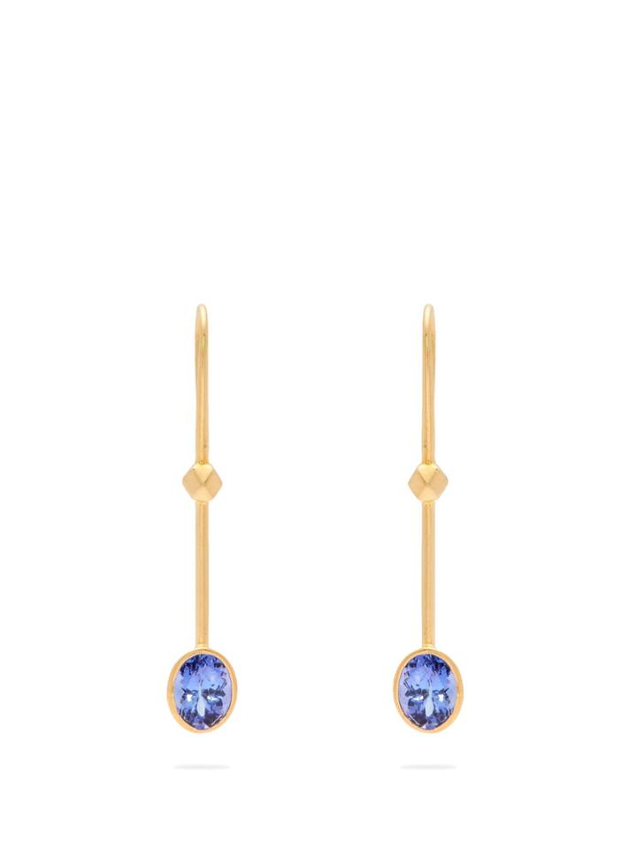 Jade Jagger 18kt Gold & Tanzanite Earrings