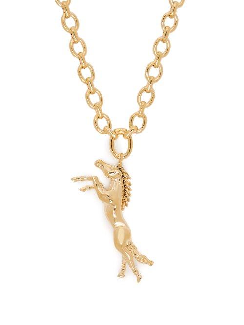 Matchesfashion.com Chlo - Horse Charm Necklace - Womens - Gold