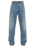 Matchesfashion.com Heron Preston - Relaxed Jeans - Mens - Light Blue