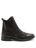 Burberry Alvington Leather Chelsea Boots