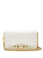 Matchesfashion.com Alexander Mcqueen - The Story Leather Shoulder Bag - Womens - White Multi