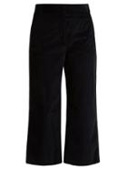 Matchesfashion.com Weekend Max Mara - Puzzle Corduroy Cropped Trousers - Womens - Navy