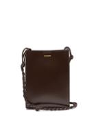 Matchesfashion.com Jil Sander - Tangle Small Braided-strap Leather Shoulder Bag - Womens - Brown