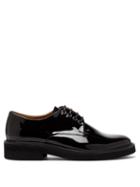 Matchesfashion.com A.p.c. - Lace Up Patent Leather Derby Shoes - Womens - Black