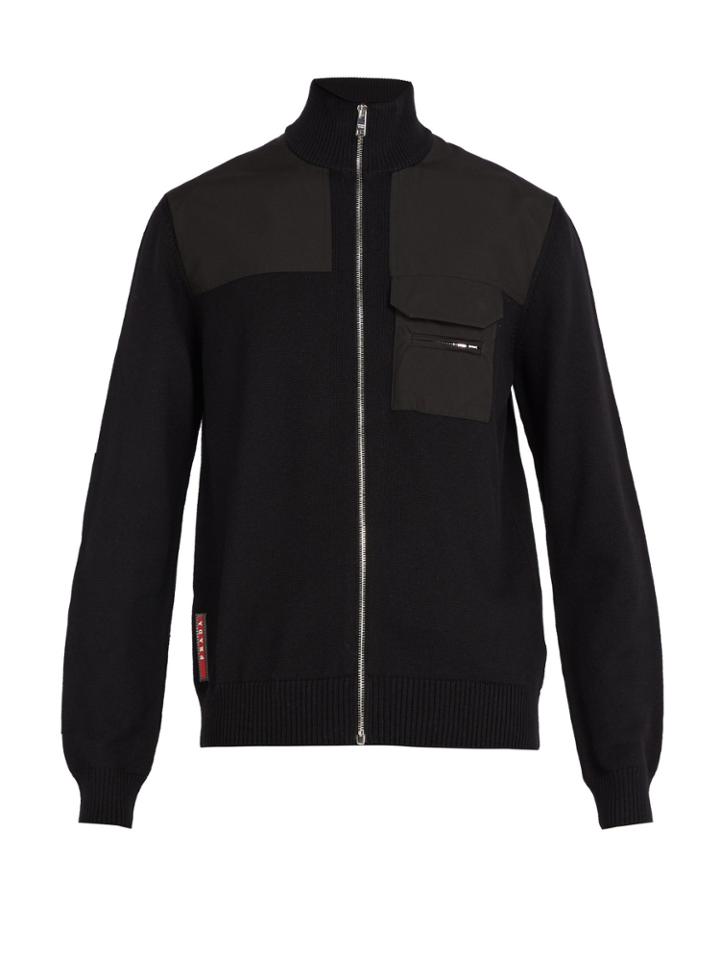 Prada Zipped Wool Jacket