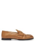 Matchesfashion.com Tod's - Collapsible-heel Leather Loafers - Womens - Tan Gold