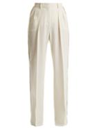 Matchesfashion.com Max Mara - Fumetto Trousers - Womens - White