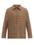 Matchesfashion.com Barena Venezia - Marafon Checked Wool-blend Twill Jacket - Mens - Brown Multi