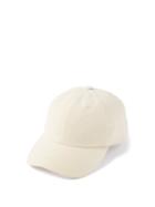 Jacquemus - Casquette Logo-embroidered Cotton Baseball Cap - Mens - Cream