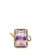 Matchesfashion.com Daniela Villegas - Guelaguetza Diamond, 18kt Gold & Amethyst Ring - Womens - Purple