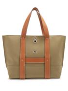 Loewe Canvas And Leather Tote