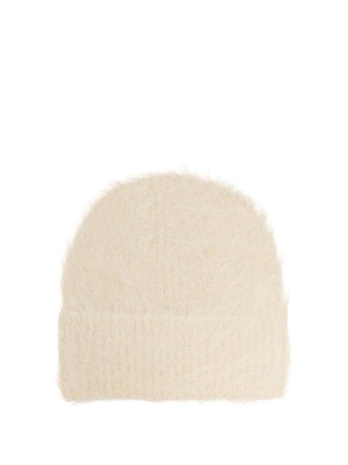 Totme - Alpaca-blend Beanie Hat - Womens - Cream