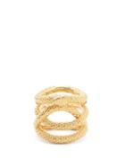Matchesfashion.com Alan Crocetti - Gold-vermeil Snake Ring - Mens - Gold