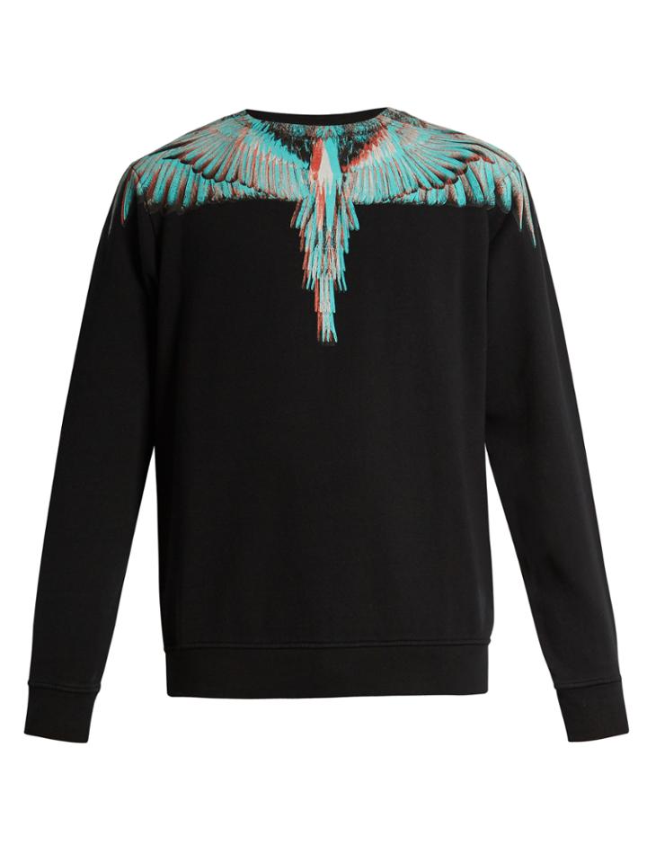 Marcelo Burlon Salvador Crew-neck Cotton-jersey Sweatshirt