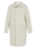 Matchesfashion.com Ann Demeulemeester - Oran Oversized Cotton Blend Trench Coat - Mens - White