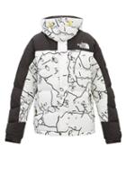 The North Face - Himalayan Cartoon-print Quilted Down Coat - Womens - White Multi