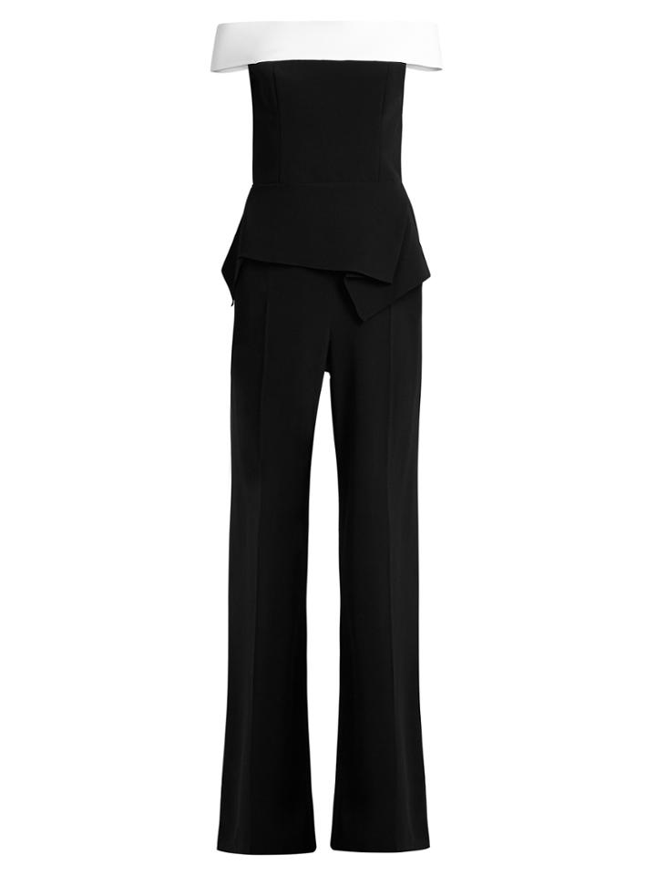 Roland Mouret Danielson Off-the-shoulder Jumpsuit