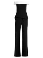 Roland Mouret Danielson Off-the-shoulder Jumpsuit