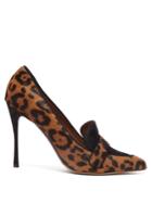 Tabitha Simmons Caspian Leopard-print Horsehair Heels