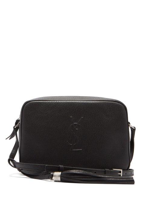 Matchesfashion.com Saint Laurent - Lou Leather Cross Body Bag - Womens - Black