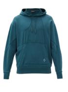 Matchesfashion.com A-cold-wall* - Panelled Cotton-jersey Hooded Sweatshirt - Mens - Blue