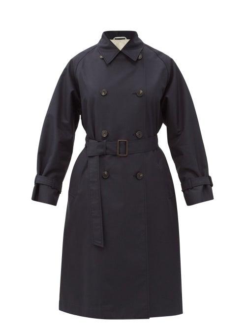 Matchesfashion.com Weekend Max Mara - Dama Trench Coat - Womens - Navy