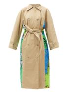 Matchesfashion.com Rave Review - Upcycled-canvas Cotton-twill Trench Coat - Womens - Multi