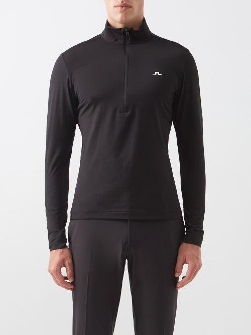 J.lindeberg - Luke Half-zip Mid-layer Top - Mens - Black