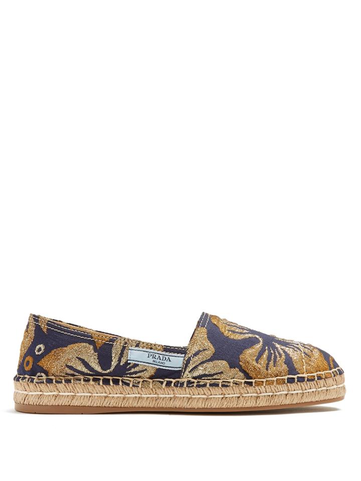 Prada Brocade Espadrilles