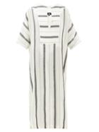 Matchesfashion.com Su Paris - Gaya Striped Cotton Kaftan - Womens - Cream Stripe