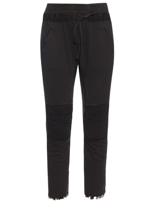 Haider Ackermann Perth Contrast-panel Cotton-blend Track Pants