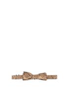 Matchesfashion.com Comme Les Loups - Floweret Embroidered Cotton Bow Tie - Mens - White Black