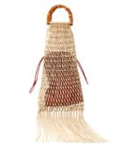 Matchesfashion.com Jil Sander - Bamboo-handle Macram String Bag - Womens - Beige Multi