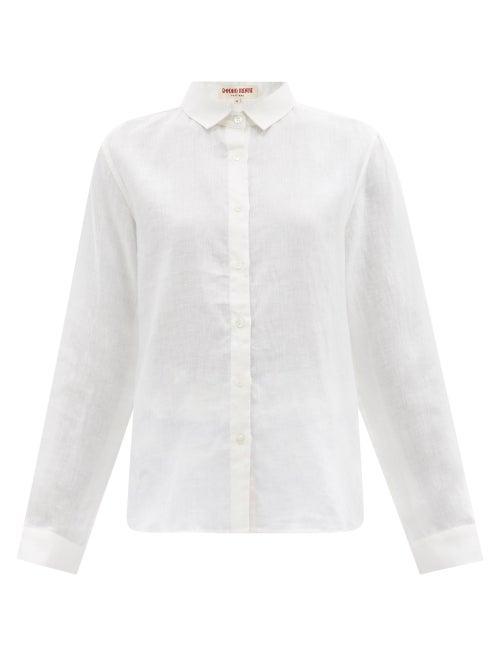 Emporio Sirenuse - Sparrow Linen Shirt - Womens - White