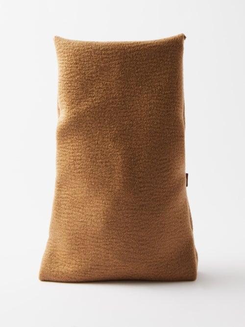 The Row - Glove Large Cashmere Clutch Bag - Womens - Tan