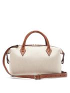 Matchesfashion.com Mtier - Perriand City Small Braided-handle Linen Bag - Womens - Tan Multi