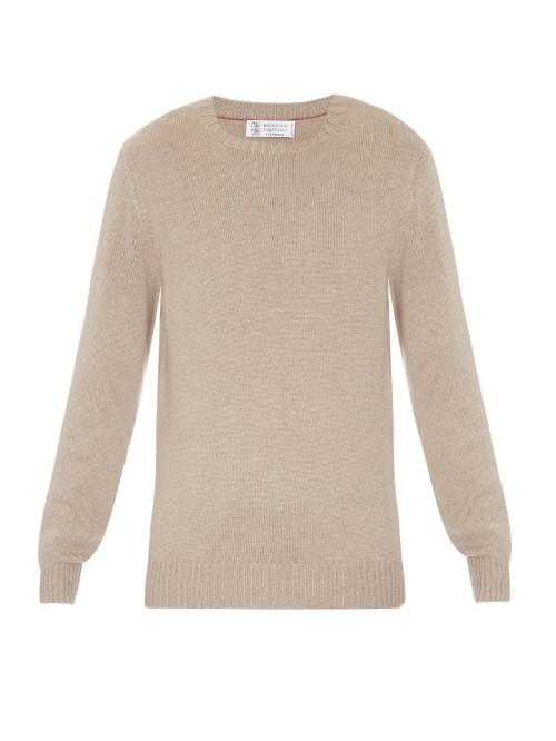 Brunello Cucinelli Crew-neck Wool-blend Sweater