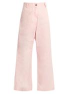 Rachel Comey Bishop High-rise Wide-leg Cotton Trousers