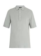 Thom Sweeney Short-sleeve Cotton-jersey Polo Shirt
