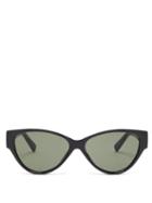 Matchesfashion.com Le Specs - Eureeka Cat Eye Acetate Sunglasses - Womens - Black
