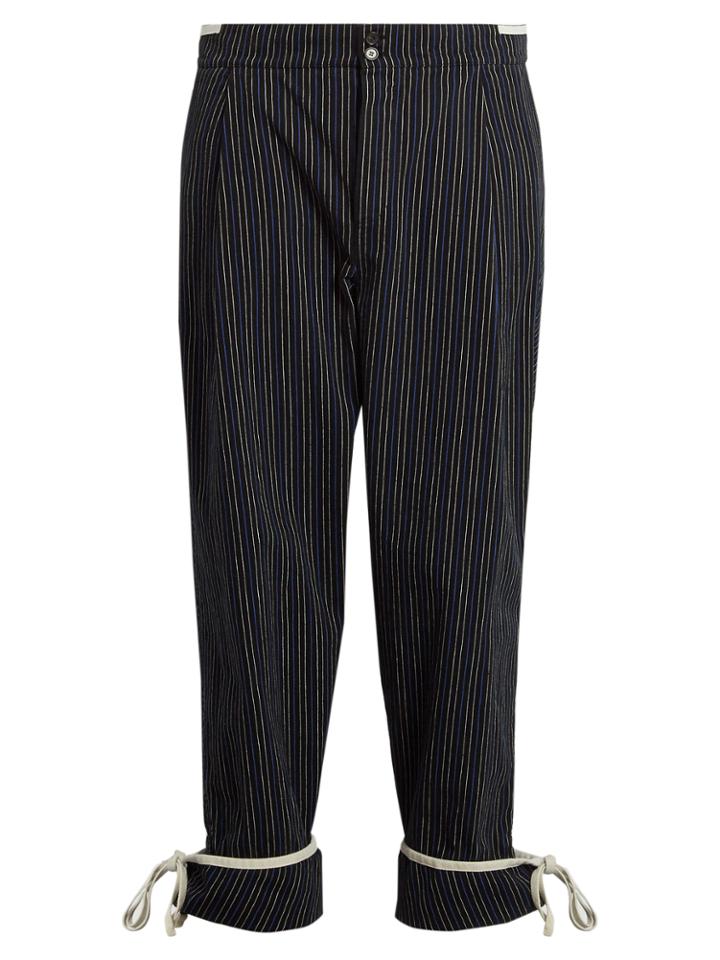 Loewe Striped Cotton Trousers