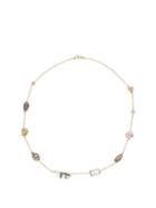 Matchesfashion.com Bibi Van Der Velden - Memory Lane Diamond, Amethyst & 18kt Gold Necklace - Womens - Pink Multi